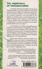 COLLECTIF. Foi, espérance et homosexualité : Un rapport de la Commission de l'Alliance Évangélique pour l'unité et la vérité parmi les évangéliques (ACUTE)