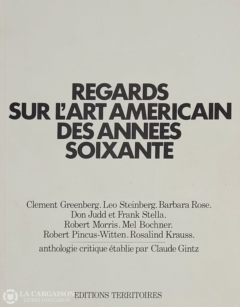 Collectif. Regards Sur L’art Américain Des Années Soixante D’occasion - Acceptable Livre