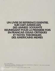 Collectif. Regards Sur L’art Américain Des Années Soixante Livre