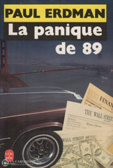 Erdman Paul. Panique De 89 (La) Doccasion - Bon Livre