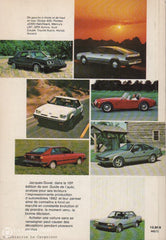 Guide De L’auto (Le). Le Guide De L’auto 1982 Livre