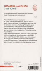 Kampusch Natascha. 3096 Jours Livre