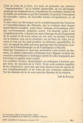 ROSNAY, JOEL DE. Les chemins de la vie