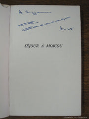 THERIAULT, YVES. Séjour à Moscou (Dédicacé)