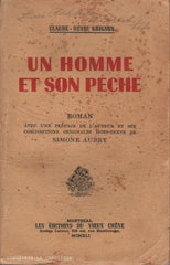 GRIGNON, CLAUDE-HENRI. Un homme et son péché