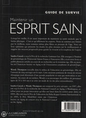 Cusack-Thompson. Maintenir Un Esprit Sain:  7 Étapes Pour Vieillir En Santé Livre