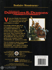 Dungeons & Dragons (Advanced Dungeons Dragons:  Accessoire De Jeu). Bestiaire Monstrueux Livre