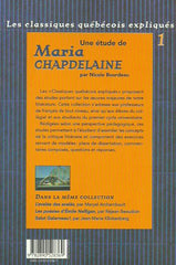 BOURDEAU, NICOLE. Une étude de Maria Chapdelaine