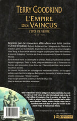 Goodkind Terry. Épée De Vérité (L) - Tome 08:  Lempire Des Vaincus Livre