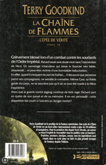 Goodkind Terry. Épée De Vérité (L) - Tome 09:  La Chaîne Flammes Livre