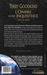 Goodkind Terry. Épée De Vérité (L) - Tome 11:  Lombre Dune Inquisitrice Livre