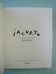 IACURTO, FRANCESCO. Iacurto. Souvenirs. (Coffret: un volume sous étui) (Signé)