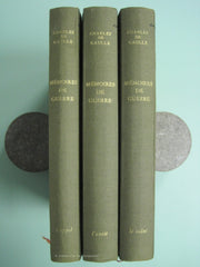 GAULLE, CHARLES DE. Mémoires de Guerre. Tomes I, II & III (Complet) (Dédicacé)