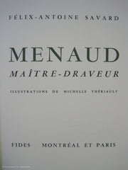 SAVARD, FELIX-ANTOINE. Menaud, maître-draveur. (Coffret: un volume sous étui) (Dédicacé)