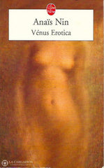 Nin Anais. Vénus Erotica Doccasion - Bon Livre