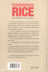 Rice Condoleezza. Condoleezza Rice:  La Puissance Et La Grâce Livre