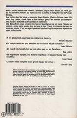 Turowetz-Goyens. Canadiens De 1910 À Nos Jours (Les) Livre